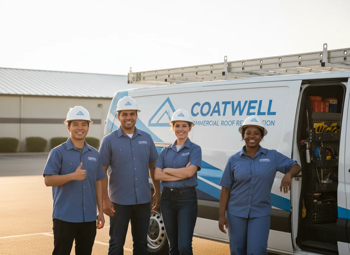Commercial roof coating company in Weyerhaeuser, WI